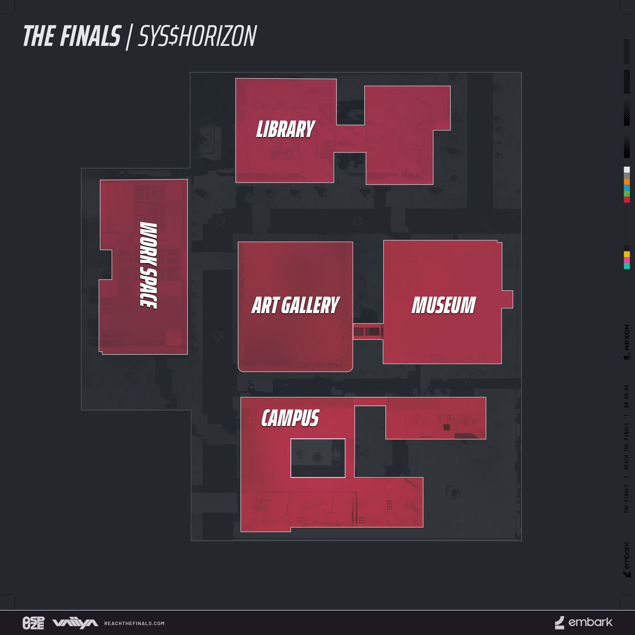 Overhead map of SYS$Horizon